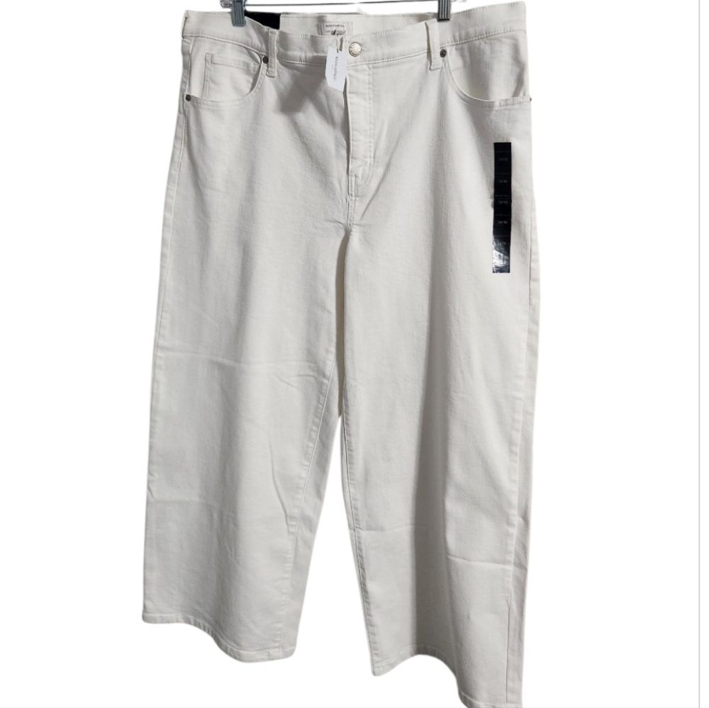 NWT. Banana Republic High-Rise Wide- Leg Jeans Sz. 34/18